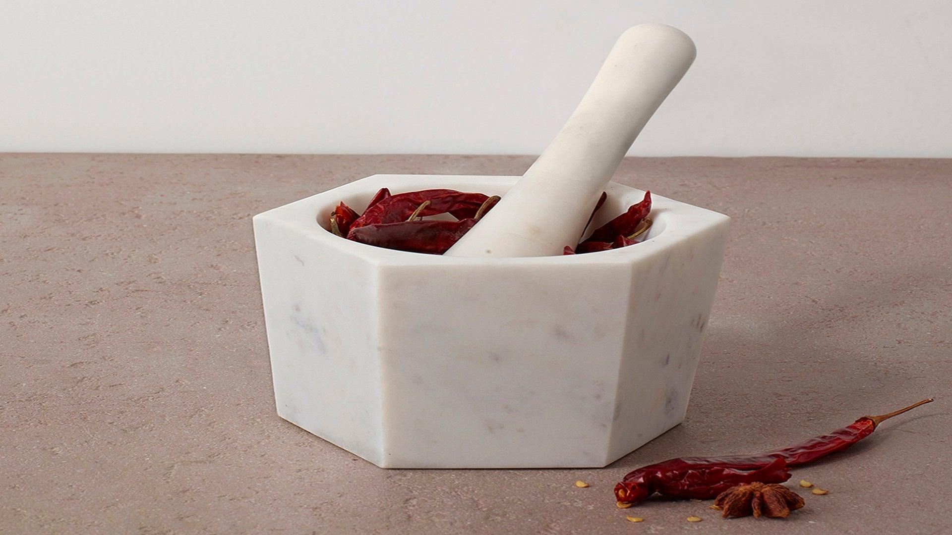 How to Grind Spices with Mortar and Pestle ellementry