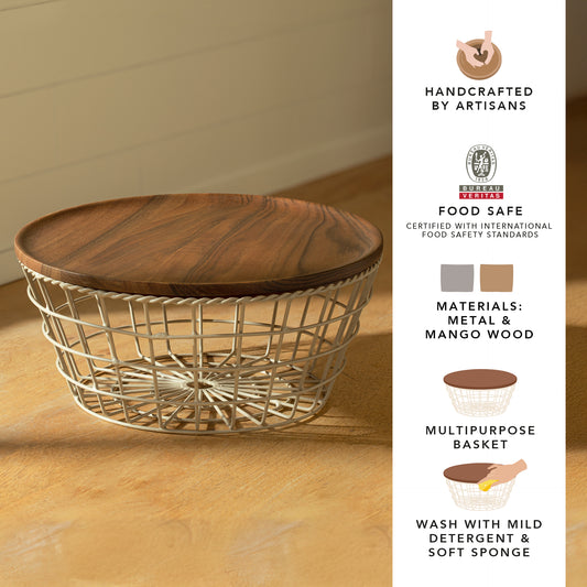 Twine Wire Basket (Taper)