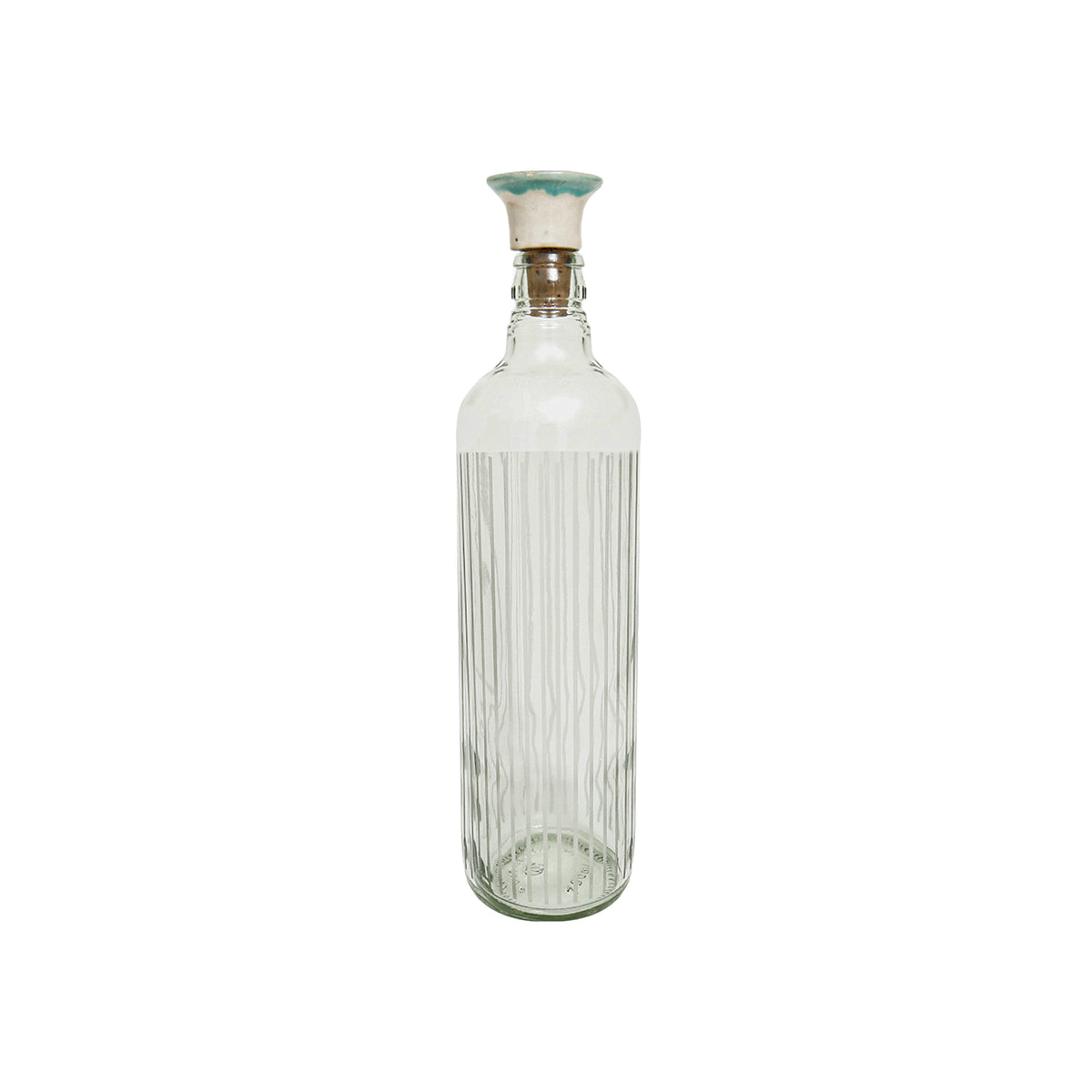 Cove Glass Bottle With Ceramic Stopper