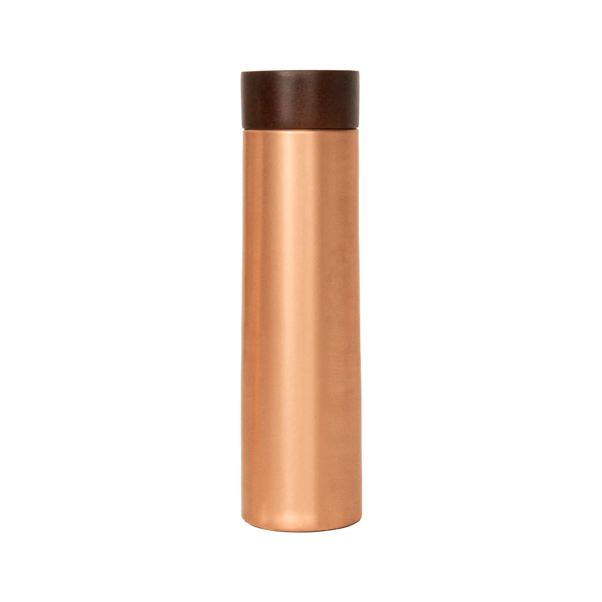 Neer copper bottle with wooden lid