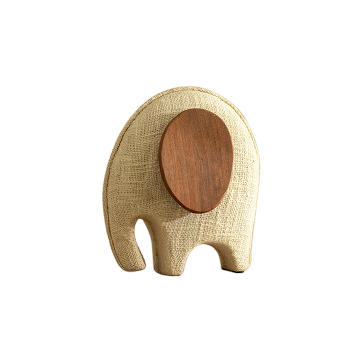Anarva Ecomix Elephant With Fabric & Wood - Small