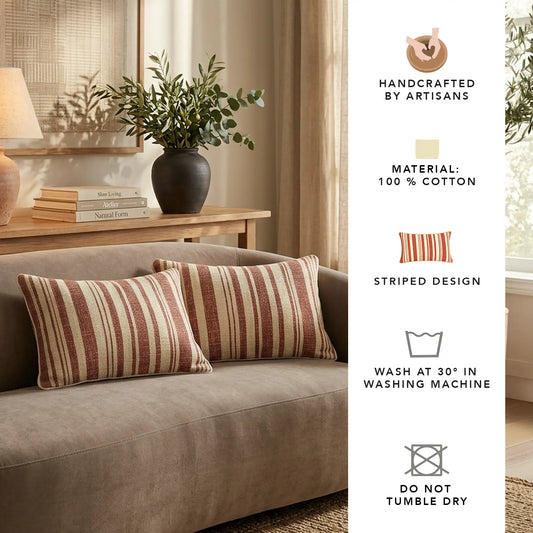 zuko striped cushion cover Set of 2