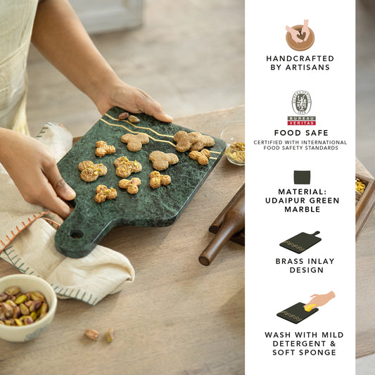 Verde Marble Cheese Board