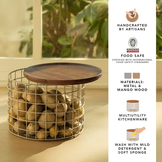 Twine Wire Basket (Taper)