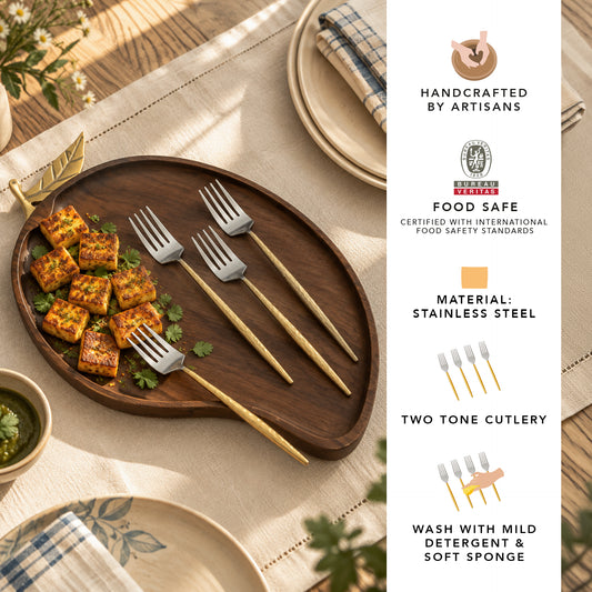 Ritual Two-Tone Matte Fork Set of 4
