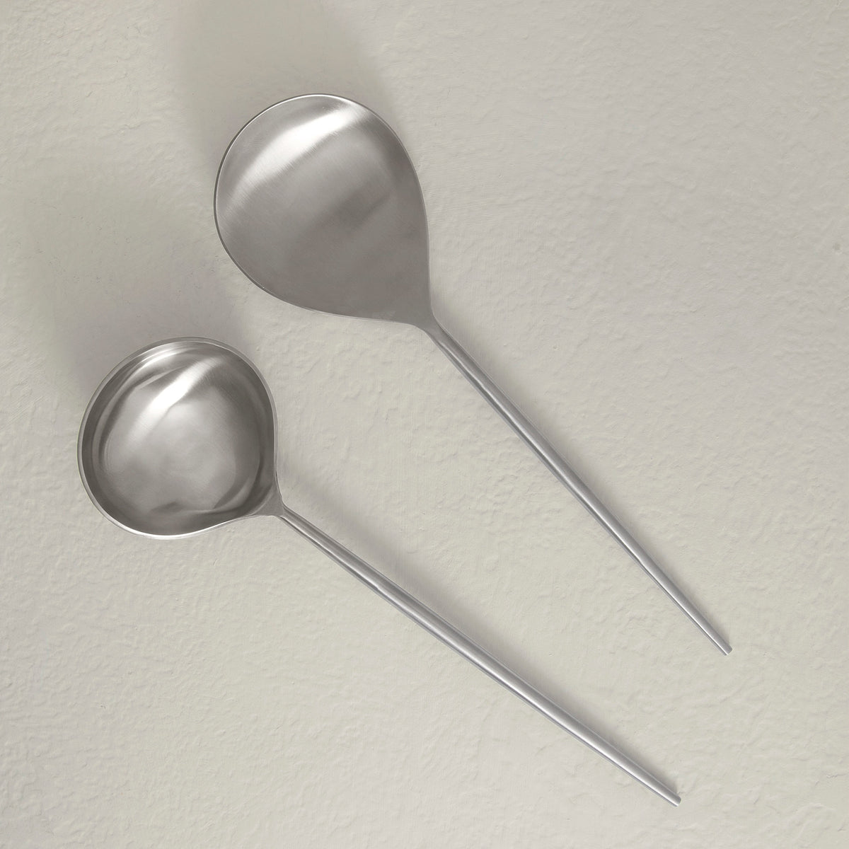 aura silver serving set of two