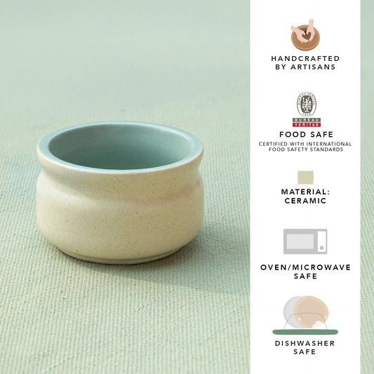 Serene Sky Ceramic Bowl - Small