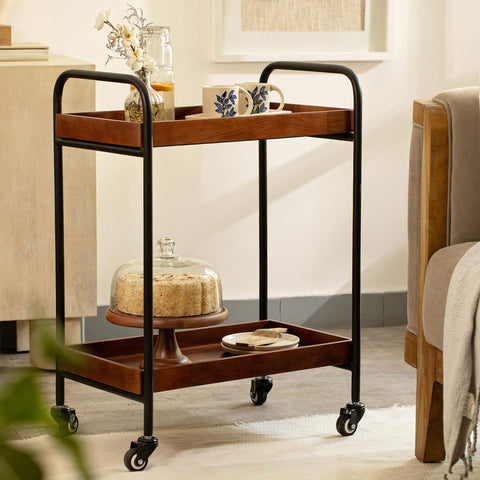 Wooden and Metal Trolly - ellementry