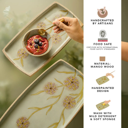 Forever blooms platter - small