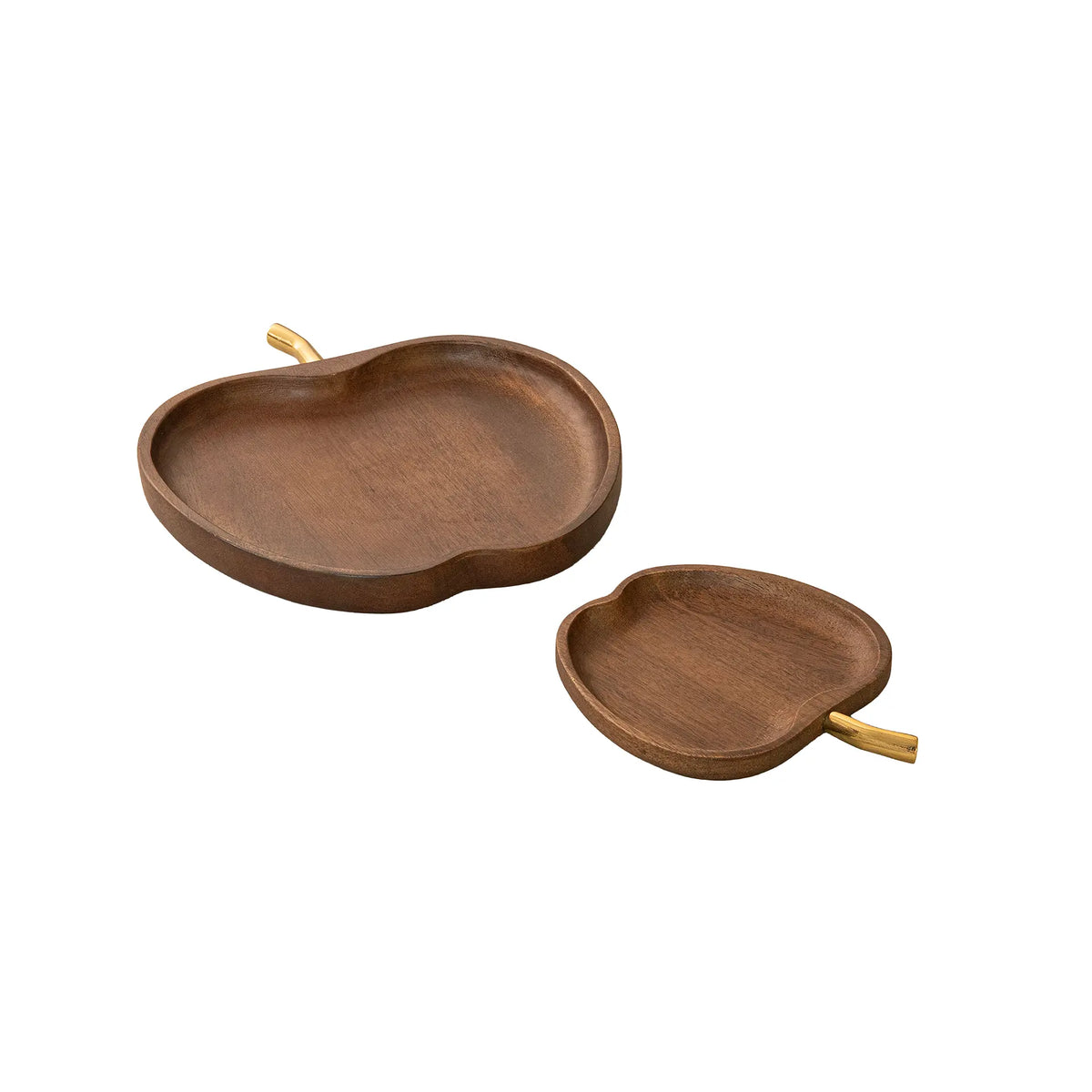 Apple affair wooden platter - Set of 2