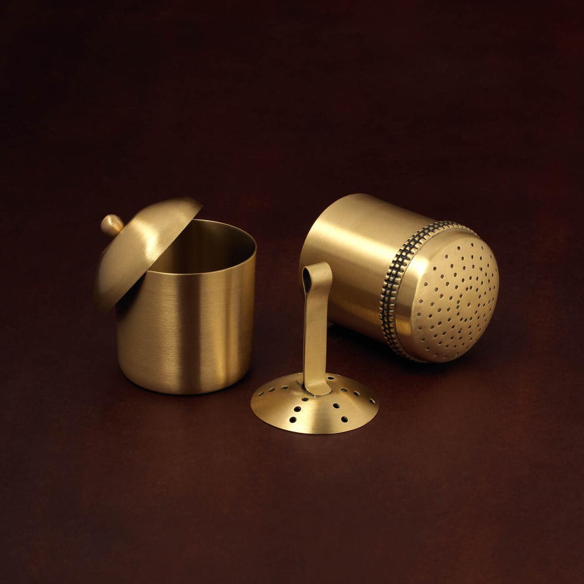 Masai Brass Coffee Filter Gold
