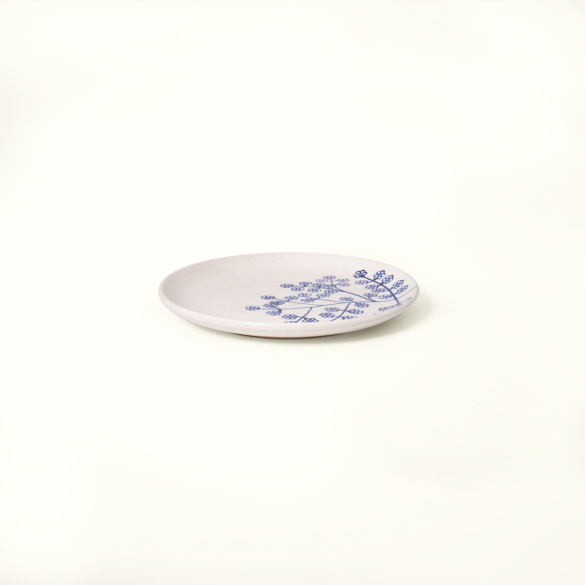 in bloom ceramic dessert plate - ellementry