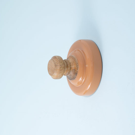Brick Red Wooden Hook
