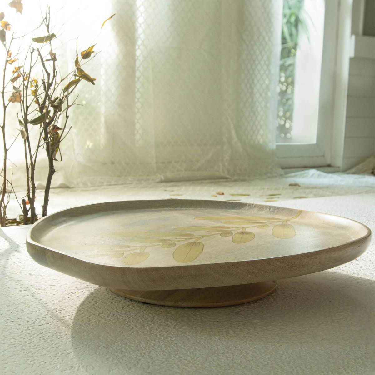 wisteria yellow lazy susan