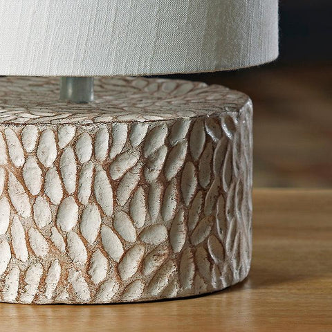 Pebble Drum Lamp With Shade - ellementry
