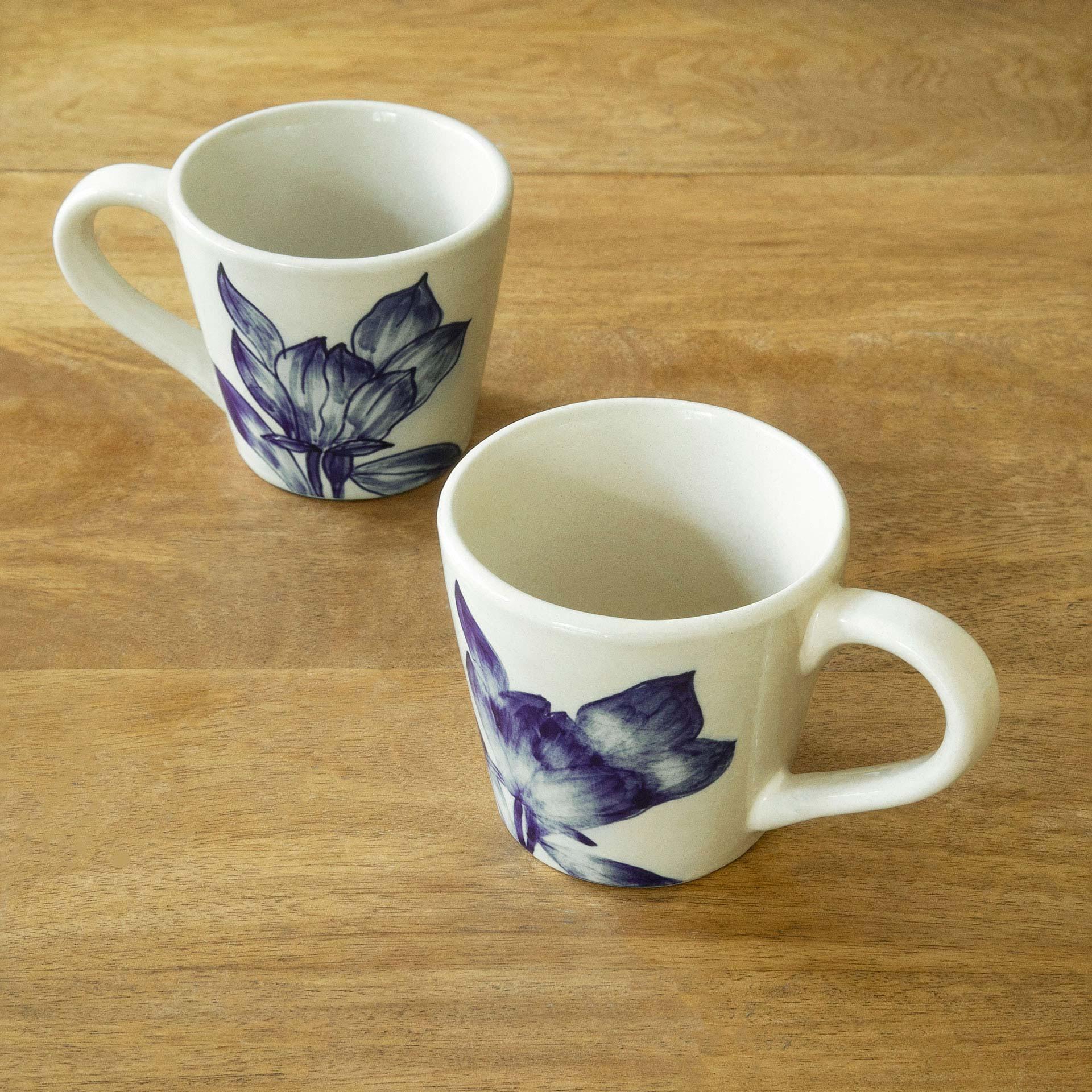 Magnolia Coffee Mug Set of 2