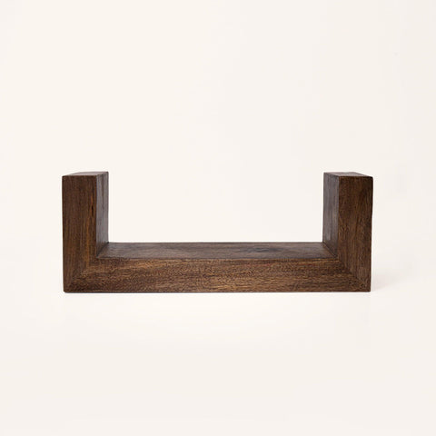 brown wood shelf- large - ellementry