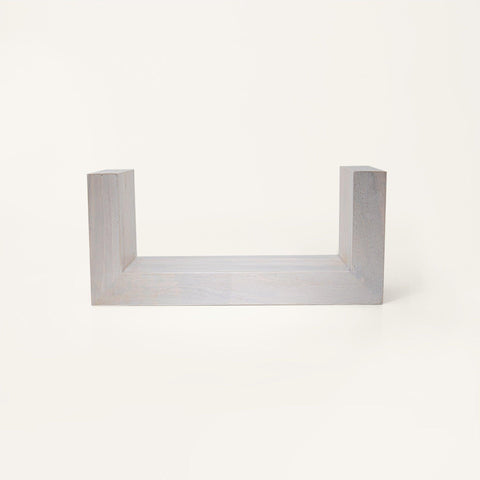 white wood shelf- medium - ellementry