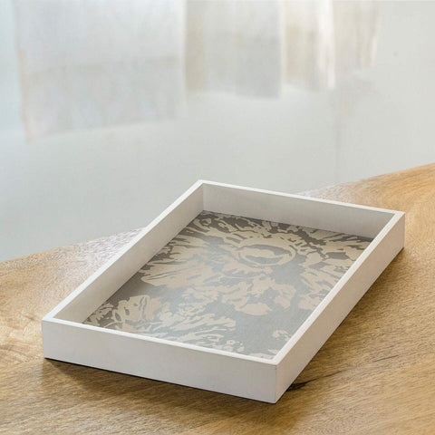 Shade of Grey Wooden Tray - ellementry
