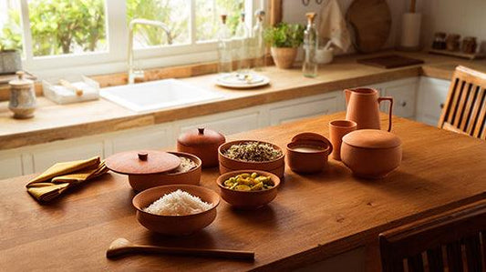 Collection of handcrafted kitchenware for elegance & grace