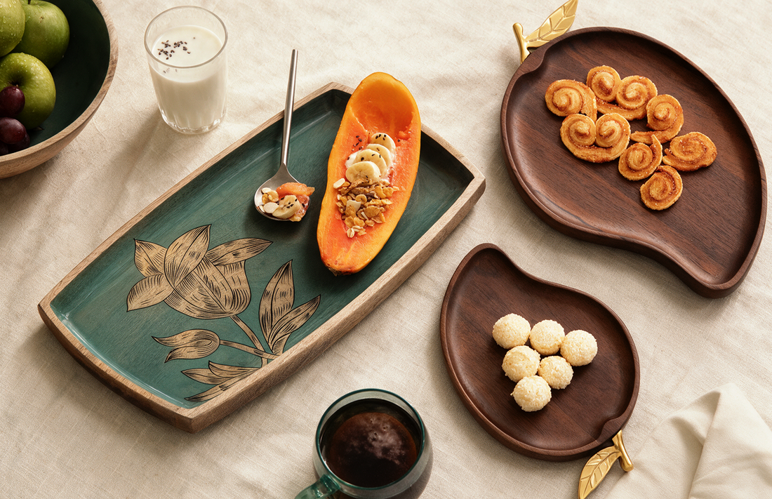 Air Fryer Snacks That Look Great On A Wooden Platter