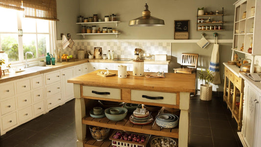 Modern kitchen trends: Corner shelves