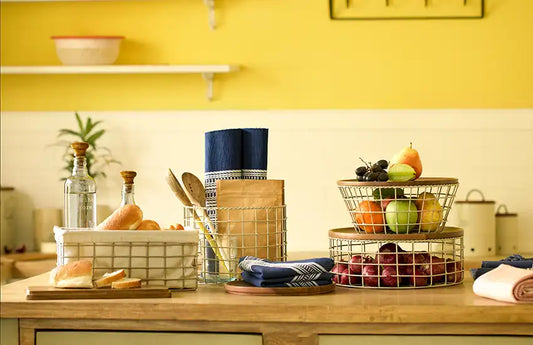 How to Organize Kitchens Using Baskets