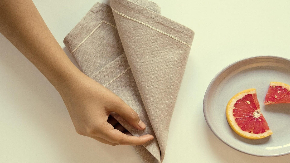 How to Clean Your Beautiful Napkins After Dining