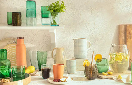 Multicoloured Glassware