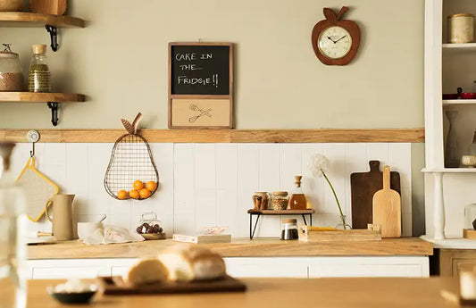 Let your kitchen decor items alone speak for you