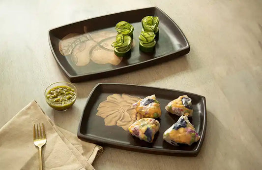 Serveware That Reveals the Rustic Charm of Natural Wood