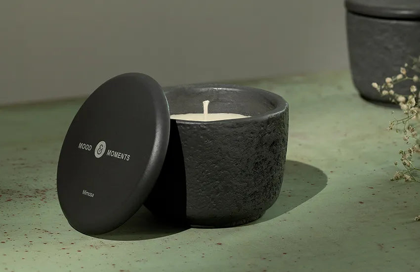 Wax filled scented candles