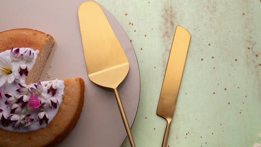 Uplift your cake serving with handcrafted cake server