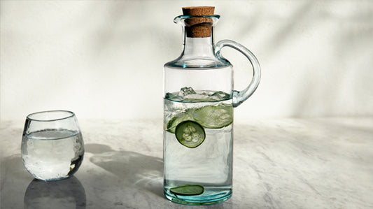 Sustainable glassware for drinking