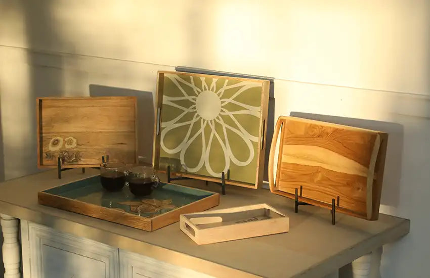 The Best Ways to Use Wooden Trays