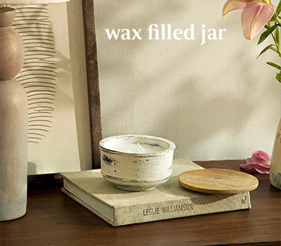 Decor scented wax jar