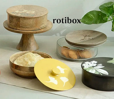 Shop Wooden, Terracotta and Ceramic Roti Boxes Online at Ellementry ...