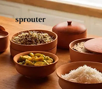Terracotta Sprout making Dish