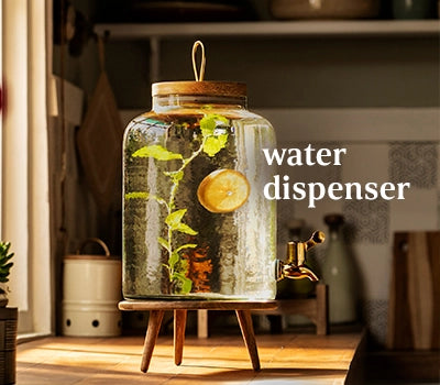 Glass water dispenser