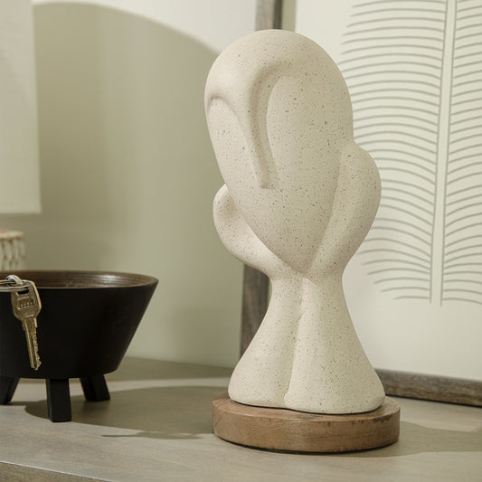 Spellbound Face Ecomix Sculpture - White