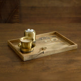 Fleur D'or Rect Tray