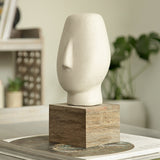Firm Face Ecomix Sculpture - White
