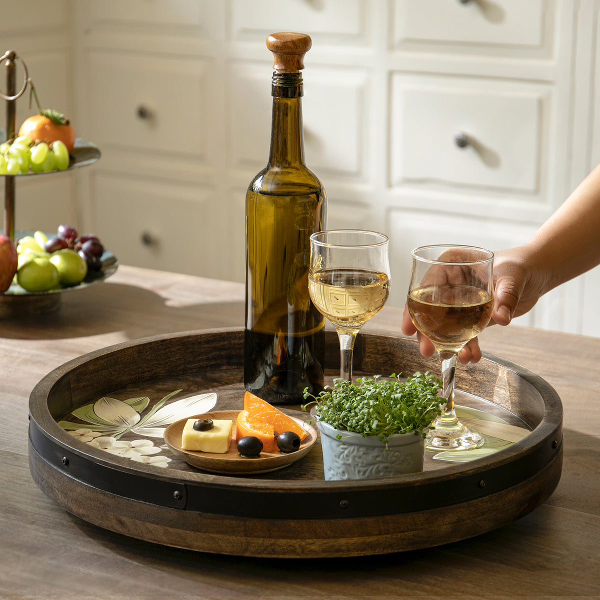 Frangipani Lazy Susan