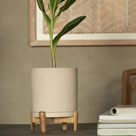 Ljo Ceramic Planter with Stand