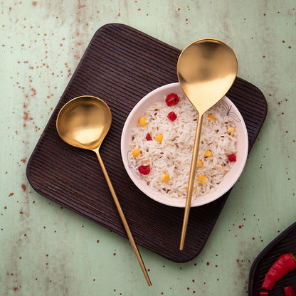 Aura Gold Serving Set of Two