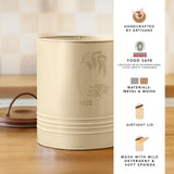 Rice Storage Barrel with Wooden lid
