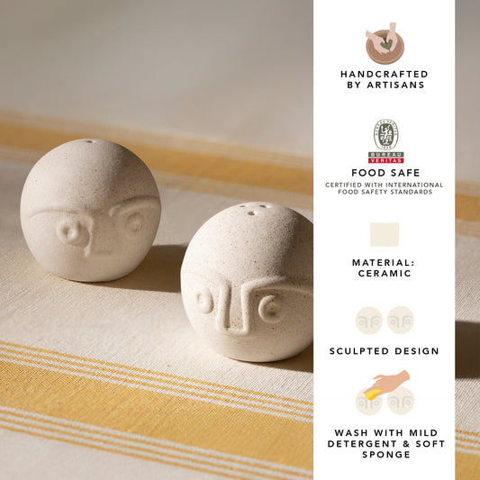 Boi and Gul Salt and Pepper Shaker Set of Two
