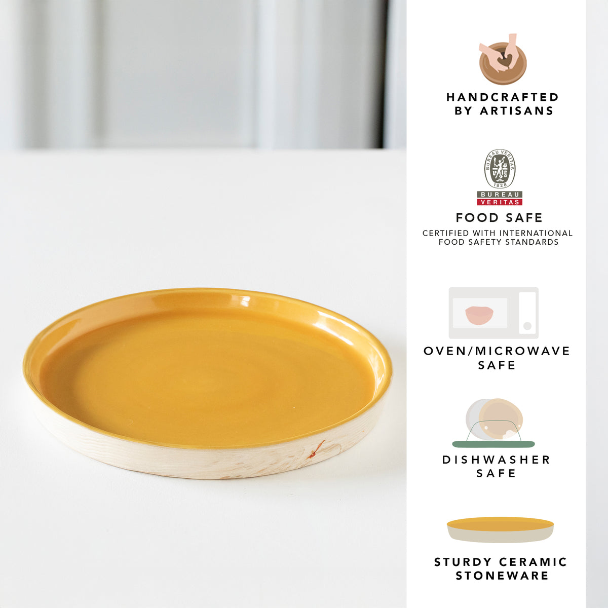Amber Love Ceramic Side Plate