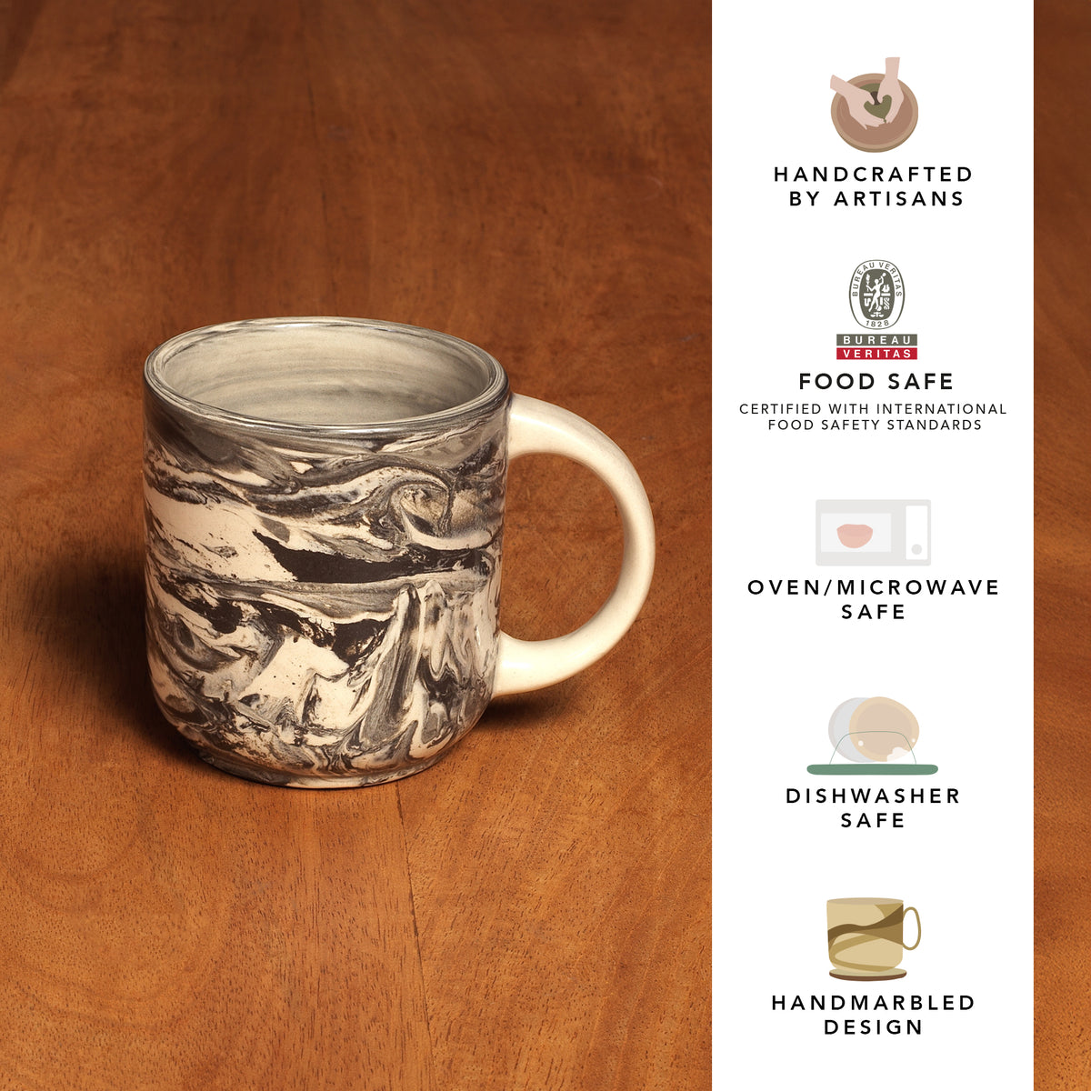Carbon Ceramic Mug