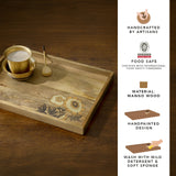 Fleur D'or Rect Tray